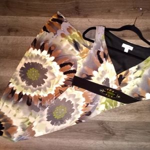 NWOT - Dressbarn,Stunning Fall Colored Dress, Wear a Light Sweater, Size Small